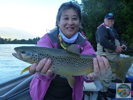 Fotos da pesca esportiva em Chaiten no Chile